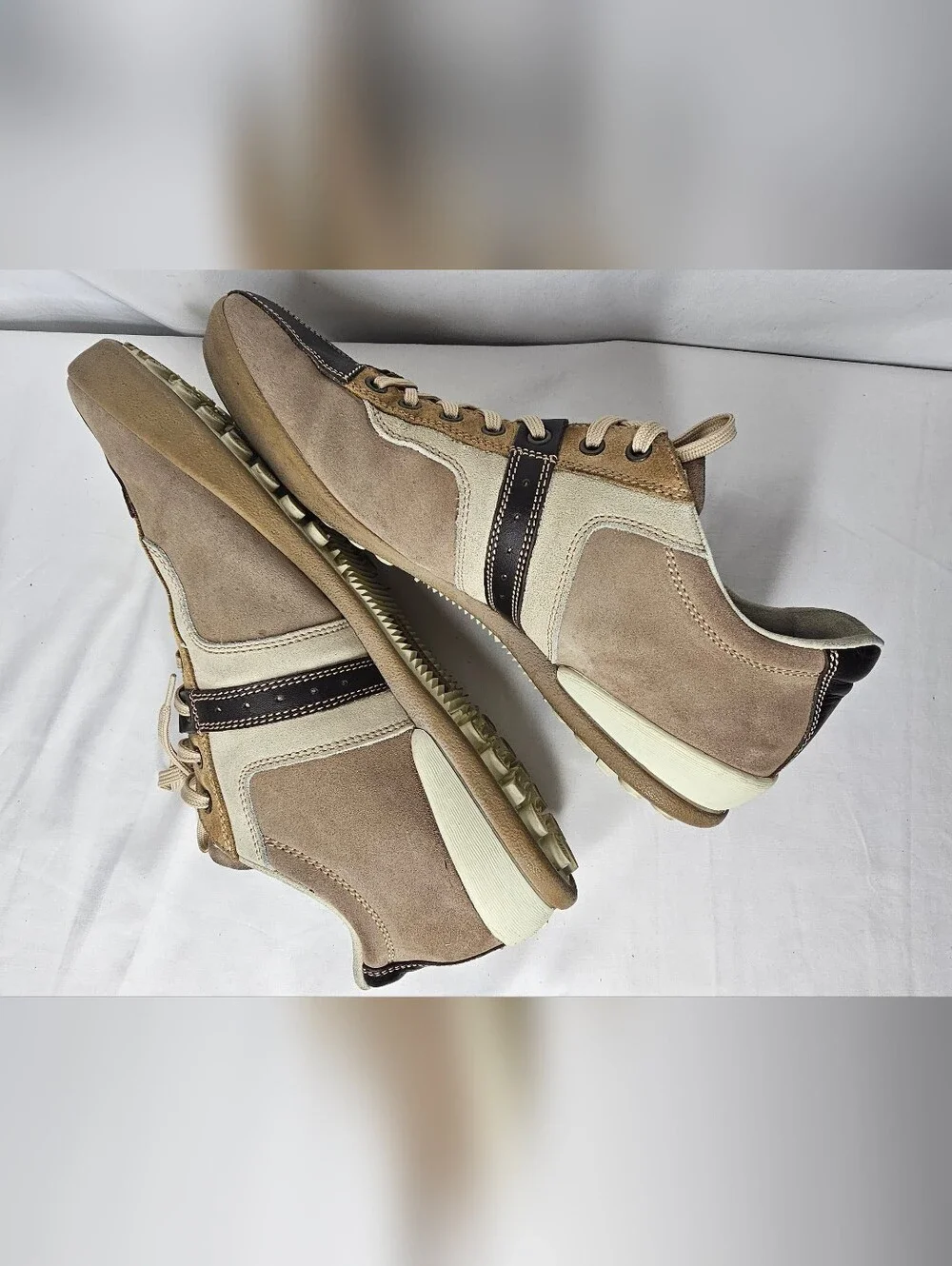 Ermenegildo Zegna Sports Men's Leather/Suede Athletic Sneakers. Size 11.5